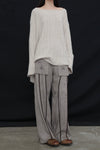 Mutedance 24 Autumn and Winter Sheep Wool Pants MD-MD24FW69-BROWN